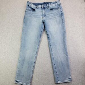 Bonobos Slim Taper Jeans Mens 33x30 Blue Slim Fit Tapered Light Wash Denim